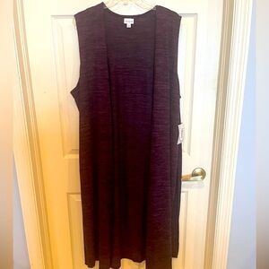 NWT Lularoe Joy long vest - XL